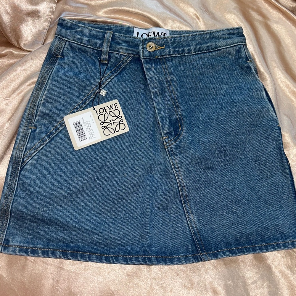 Loewe denim skirt size S/24-26